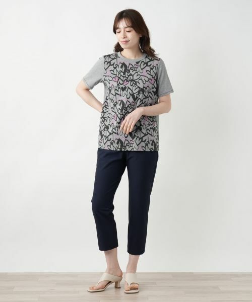 Leilian / レリアン カットソー | プリントカットソー【MUSE BY ROCHAS Premiere】 | 詳細1