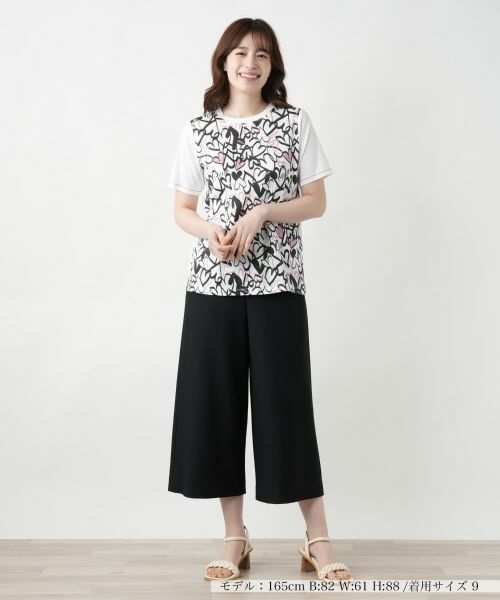 Leilian / レリアン カットソー | プリントカットソー【MUSE BY ROCHAS Premiere】 | 詳細4