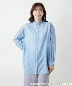 Leilian / レリアン シャツ・ブラウス | ペイズリースタンドカラーブラウス