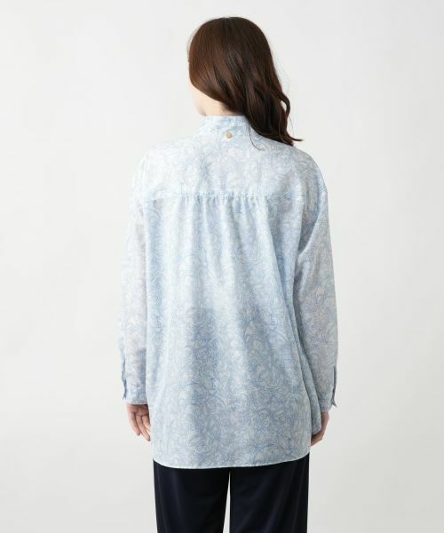 Leilian / レリアン シャツ・ブラウス | ペイズリースタンドカラーブラウス | 詳細11