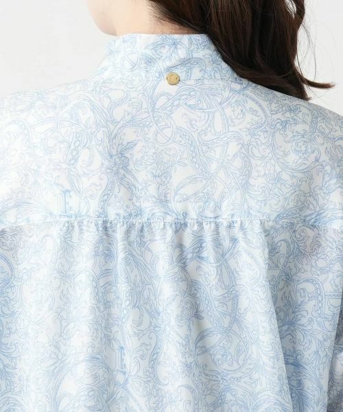 Leilian / レリアン シャツ・ブラウス | ペイズリースタンドカラーブラウス | 詳細13