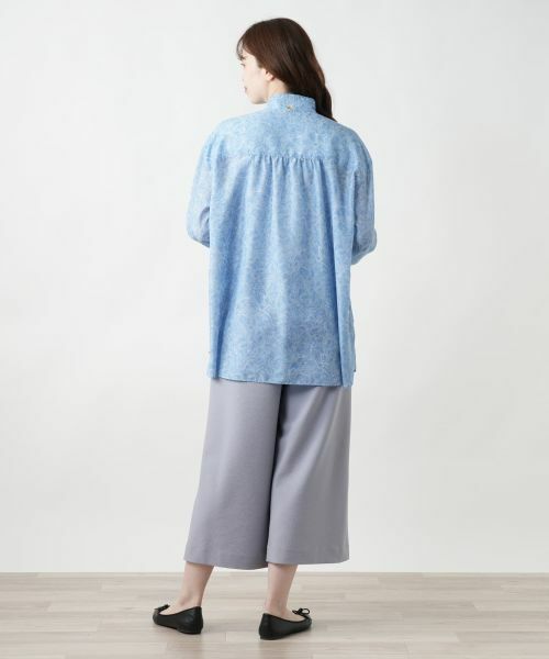 Leilian / レリアン シャツ・ブラウス | ペイズリースタンドカラーブラウス | 詳細3