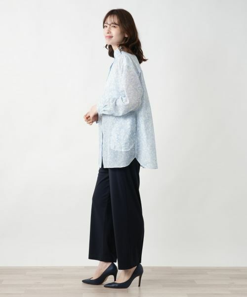 Leilian / レリアン シャツ・ブラウス | ペイズリースタンドカラーブラウス | 詳細5