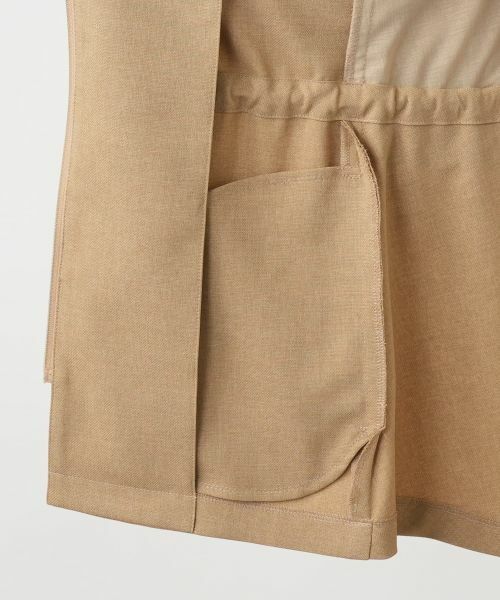 Leilian / レリアン テーラードジャケット | レイヤード風ジップベスト | 詳細17