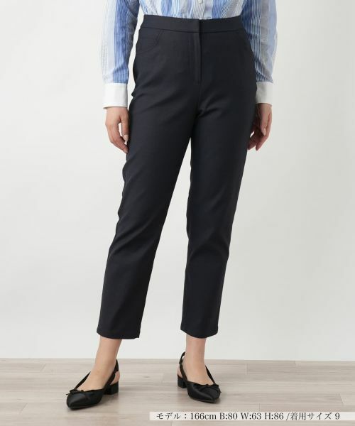 Leilian / レリアン その他パンツ | クロップドパンツ(ネイビー)