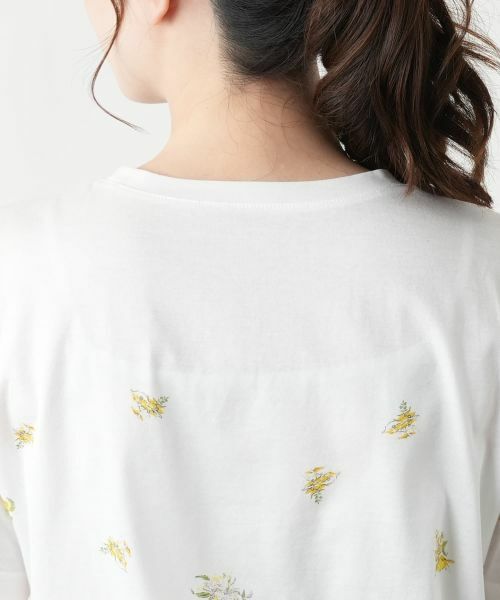 Leilian / レリアン カットソー | プリントクルーネックカットソー | 詳細11