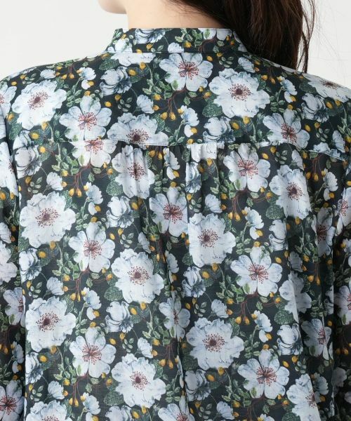 Leilian / レリアン シャツ・ブラウス | プリントバンドカラーブラウス | 詳細8