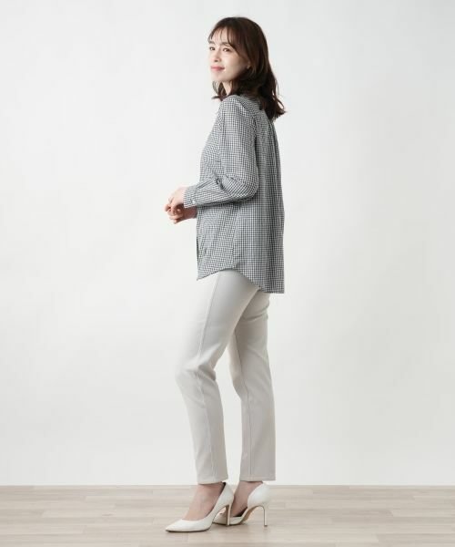 Leilian / レリアン シャツ・ブラウス | チェックブラウス | 詳細5