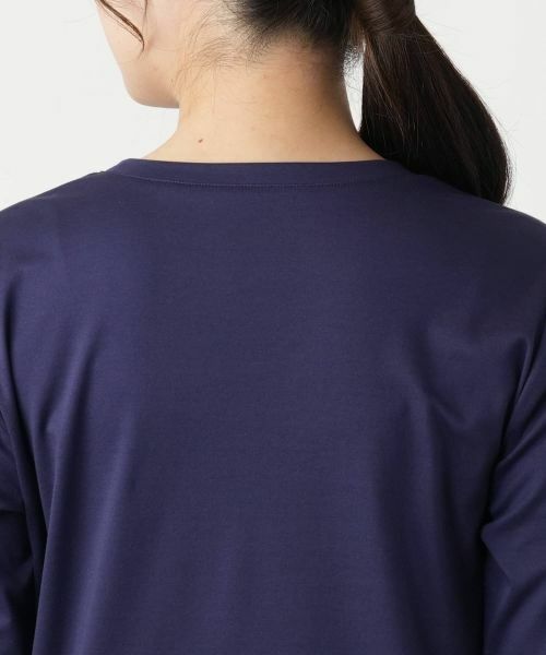 Leilian / レリアン カットソー | フラワーモチーフ七分袖カットソー | 詳細11