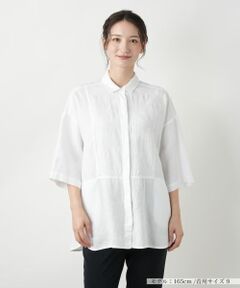 Leilian / レリアン シャツ・ブラウス | 刺繍比翼ブラウス【ROSSO35】