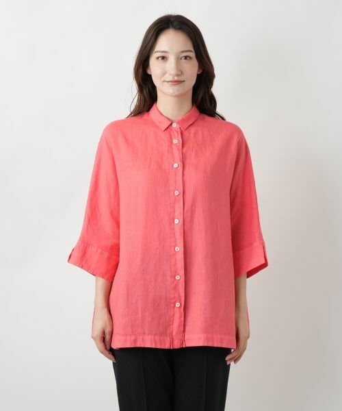 Leilian / レリアン シャツ・ブラウス | ボクシードルマンブラウス【ROSSO35】 | 詳細7