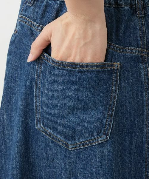 Leilian / レリアン ミニ・ひざ丈スカート | デニムフレアスカート【L JEANS】 | 詳細10