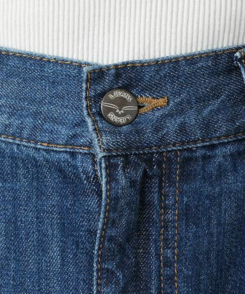 Leilian / レリアン ミニ・ひざ丈スカート | デニムフレアスカート【L JEANS】 | 詳細9