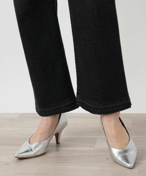 Leilian / レリアン デニムパンツ | ブラックデニムパンツ【L JEANS】 | 詳細10