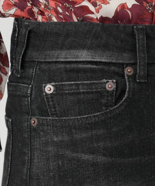 Leilian / レリアン デニムパンツ | ブラックデニムパンツ【L JEANS】 | 詳細11