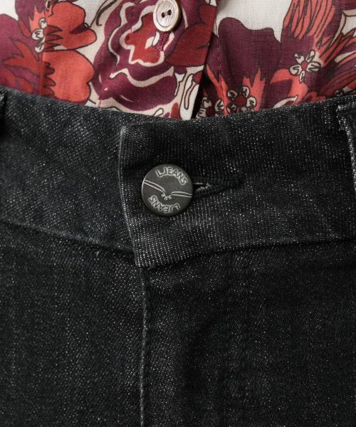 Leilian / レリアン デニムパンツ | ブラックデニムパンツ【L JEANS】 | 詳細12