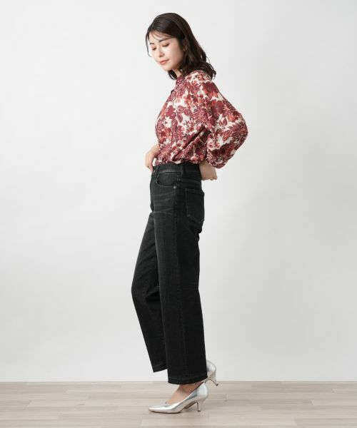 Leilian / レリアン デニムパンツ | ブラックデニムパンツ【L JEANS】 | 詳細2