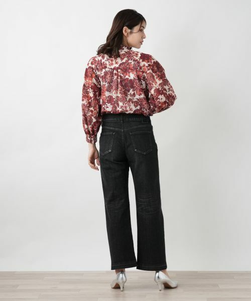 Leilian / レリアン デニムパンツ | ブラックデニムパンツ【L JEANS】 | 詳細3