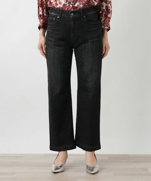 Leilian / レリアン デニムパンツ | ブラックデニムパンツ【L JEANS】 | 詳細4
