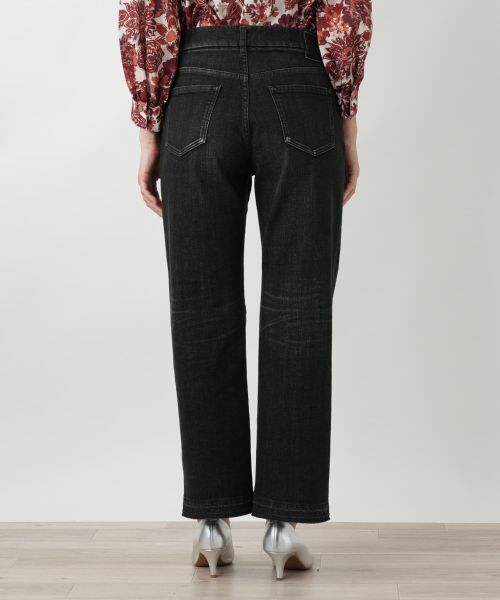 Leilian / レリアン デニムパンツ | ブラックデニムパンツ【L JEANS】 | 詳細6
