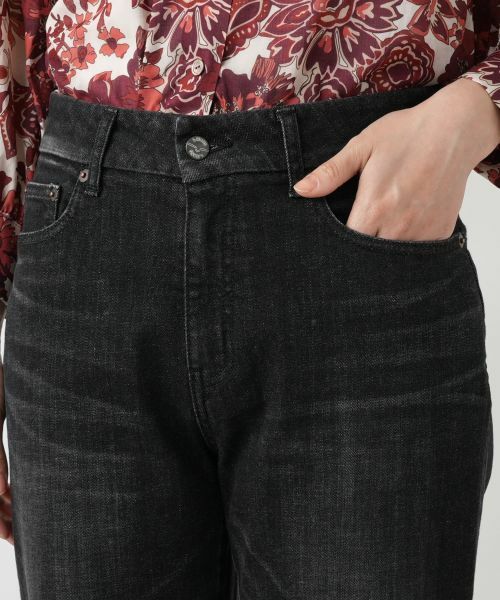 Leilian / レリアン デニムパンツ | ブラックデニムパンツ【L JEANS】 | 詳細7