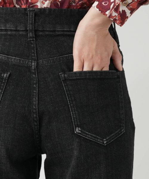 Leilian / レリアン デニムパンツ | ブラックデニムパンツ【L JEANS】 | 詳細8