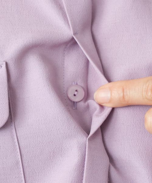 Leilian / レリアン シャツ・ブラウス | 比翼バンドカラーブラウス【Leilian WHITE LABEL】 | 詳細17