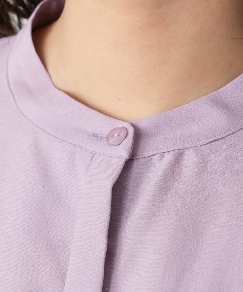 Leilian / レリアン シャツ・ブラウス | 比翼バンドカラーブラウス【Leilian WHITE LABEL】 | 詳細19