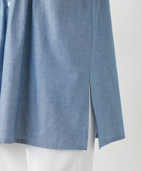 Leilian / レリアン シャツ・ブラウス | 刺繍ギャザーブラウス【Leilian WHITE LABEL】 | 詳細11