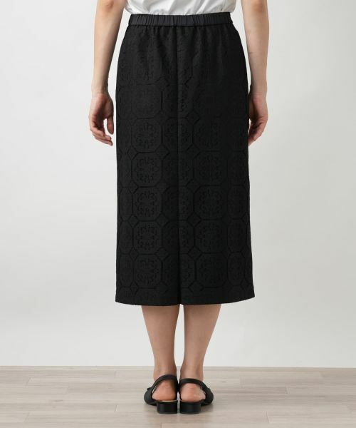 Leilian / レリアン ミニ・ひざ丈スカート | レースタイトスカート【Leilian WHITE LABEL】 | 詳細6