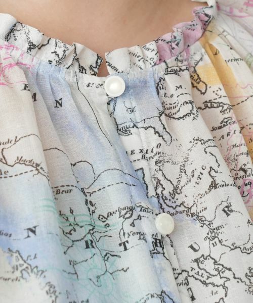 Leilian / レリアン シャツ・ブラウス | プリントフリルブラウス | 詳細11