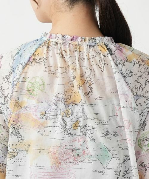 Leilian / レリアン シャツ・ブラウス | プリントフリルブラウス | 詳細8