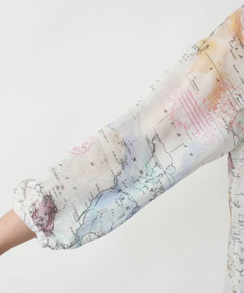 Leilian / レリアン シャツ・ブラウス | プリントフリルブラウス | 詳細9