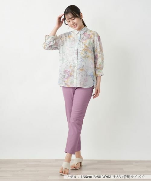 Leilian / レリアン シャツ・ブラウス | プリントブラウス | 詳細1