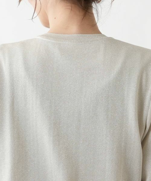 Leilian / レリアン カーディガン・ボレロ | ラメカーディガン【Leilian WHITE LABEL】 | 詳細11