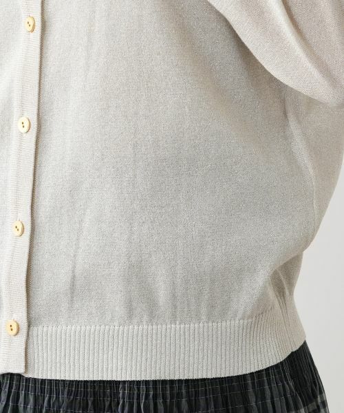 Leilian / レリアン カーディガン・ボレロ | ラメカーディガン【Leilian WHITE LABEL】 | 詳細13