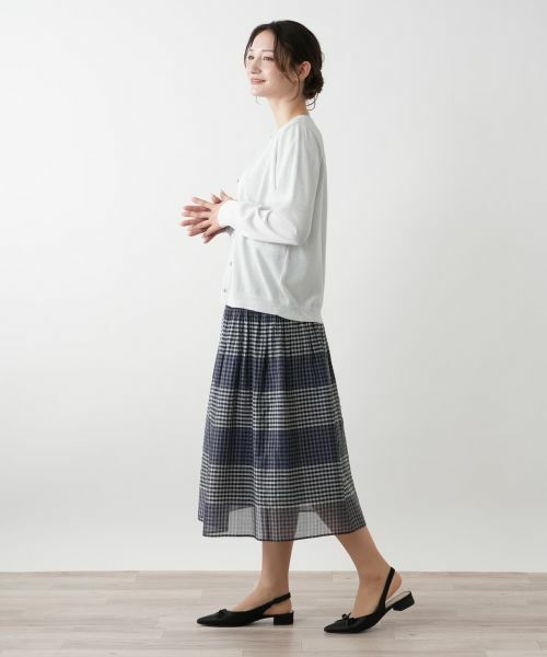 Leilian / レリアン カーディガン・ボレロ | ラメカーディガン【Leilian WHITE LABEL】 | 詳細2