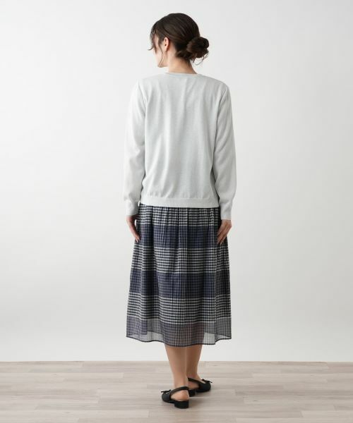 Leilian / レリアン カーディガン・ボレロ | ラメカーディガン【Leilian WHITE LABEL】 | 詳細3