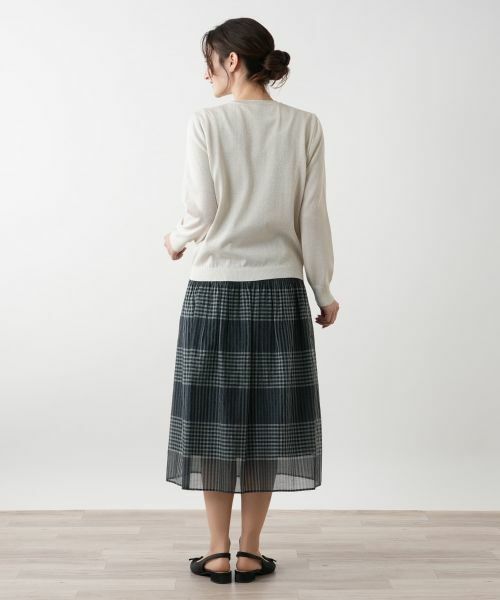 Leilian / レリアン カーディガン・ボレロ | ラメカーディガン【Leilian WHITE LABEL】 | 詳細6