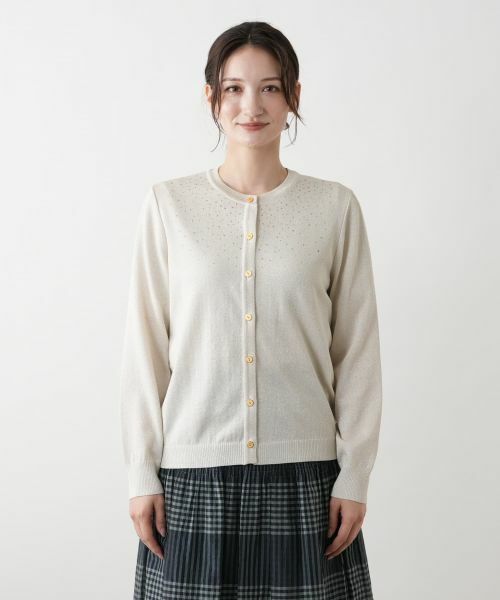 Leilian / レリアン カーディガン・ボレロ | ラメカーディガン【Leilian WHITE LABEL】 | 詳細7