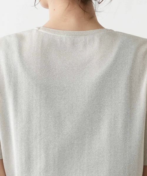 Leilian / レリアン ニット・セーター | ラメニット【Leilian WHITE LABEL】 | 詳細11