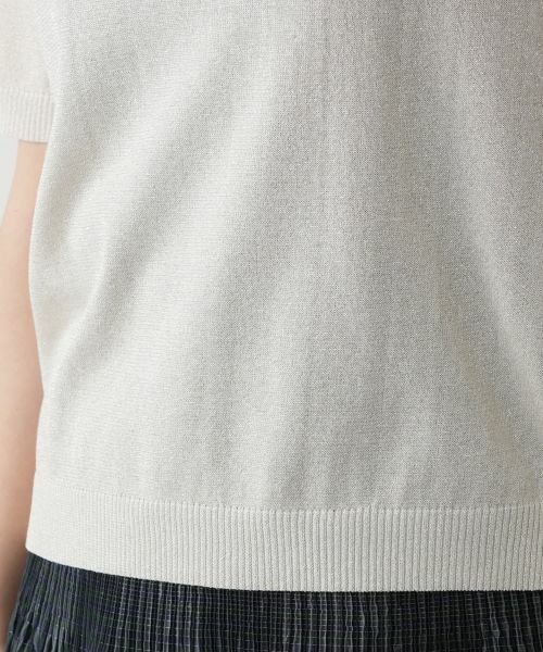 Leilian / レリアン ニット・セーター | ラメニット【Leilian WHITE LABEL】 | 詳細13