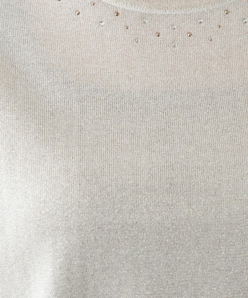 Leilian / レリアン ニット・セーター | ラメニット【Leilian WHITE LABEL】 | 詳細14