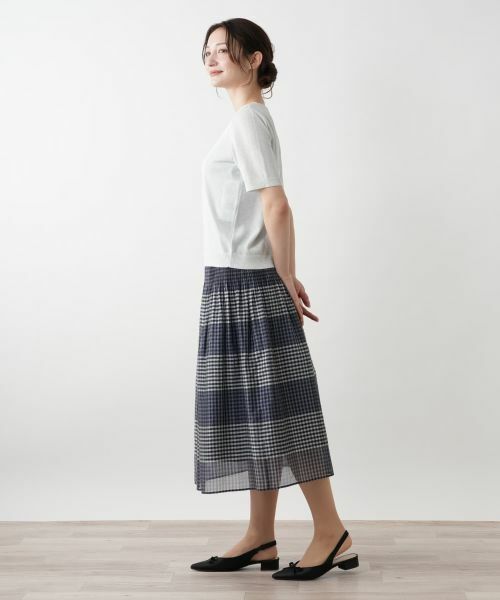 Leilian / レリアン ニット・セーター | ラメニット【Leilian WHITE LABEL】 | 詳細2