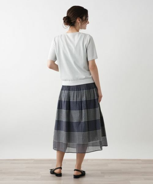 Leilian / レリアン ニット・セーター | ラメニット【Leilian WHITE LABEL】 | 詳細3