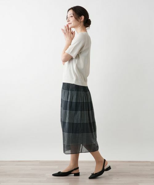 Leilian / レリアン ニット・セーター | ラメニット【Leilian WHITE LABEL】 | 詳細5