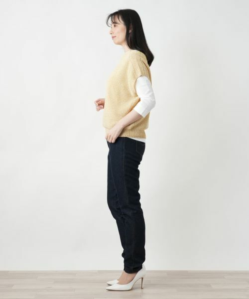 Leilian / レリアン テーラードジャケット | ラメニットベスト【Leilian WHITE LABEL】 | 詳細2