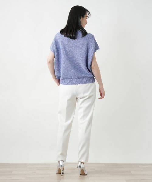 Leilian / レリアン テーラードジャケット | ラメニットベスト【Leilian WHITE LABEL】 | 詳細6