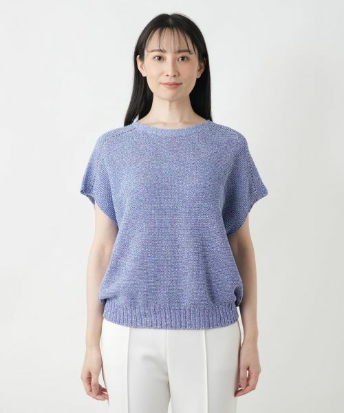 Leilian / レリアン テーラードジャケット | ラメニットベスト【Leilian WHITE LABEL】 | 詳細7