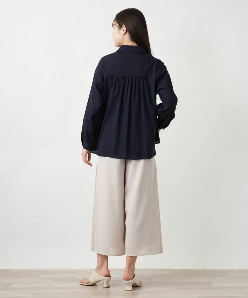 Leilian / レリアン シャツ・ブラウス | タックブラウス | 詳細3